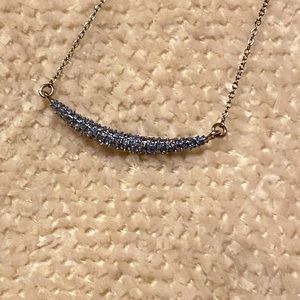 Swarovski blue crystal necklace